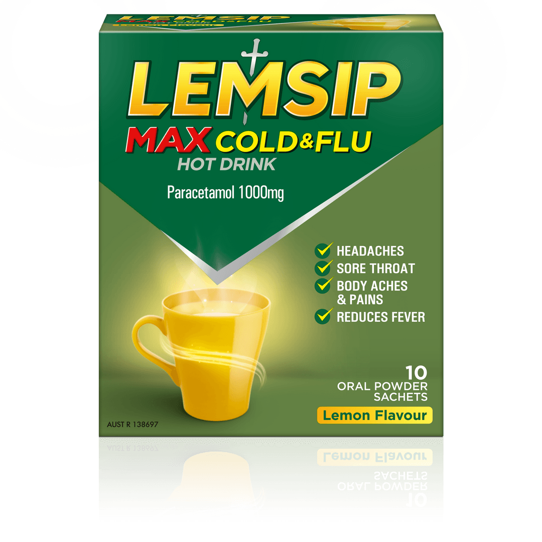 Lemsip Max All in One Cold & Flu Lemon Oral Solution 10s | Lemsip ...